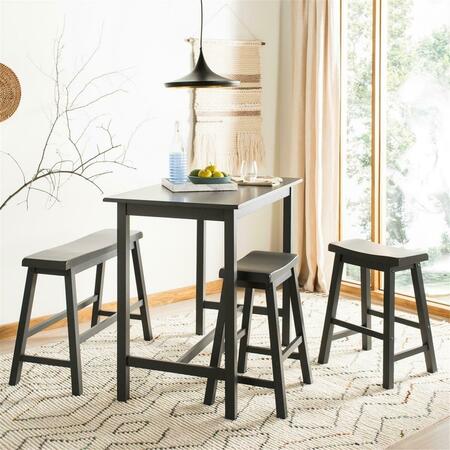 SAFAVIEH 37 x 25 x 45 in. 4 Piece Ronin Pub Table, Grey, 4PK AMH8503C